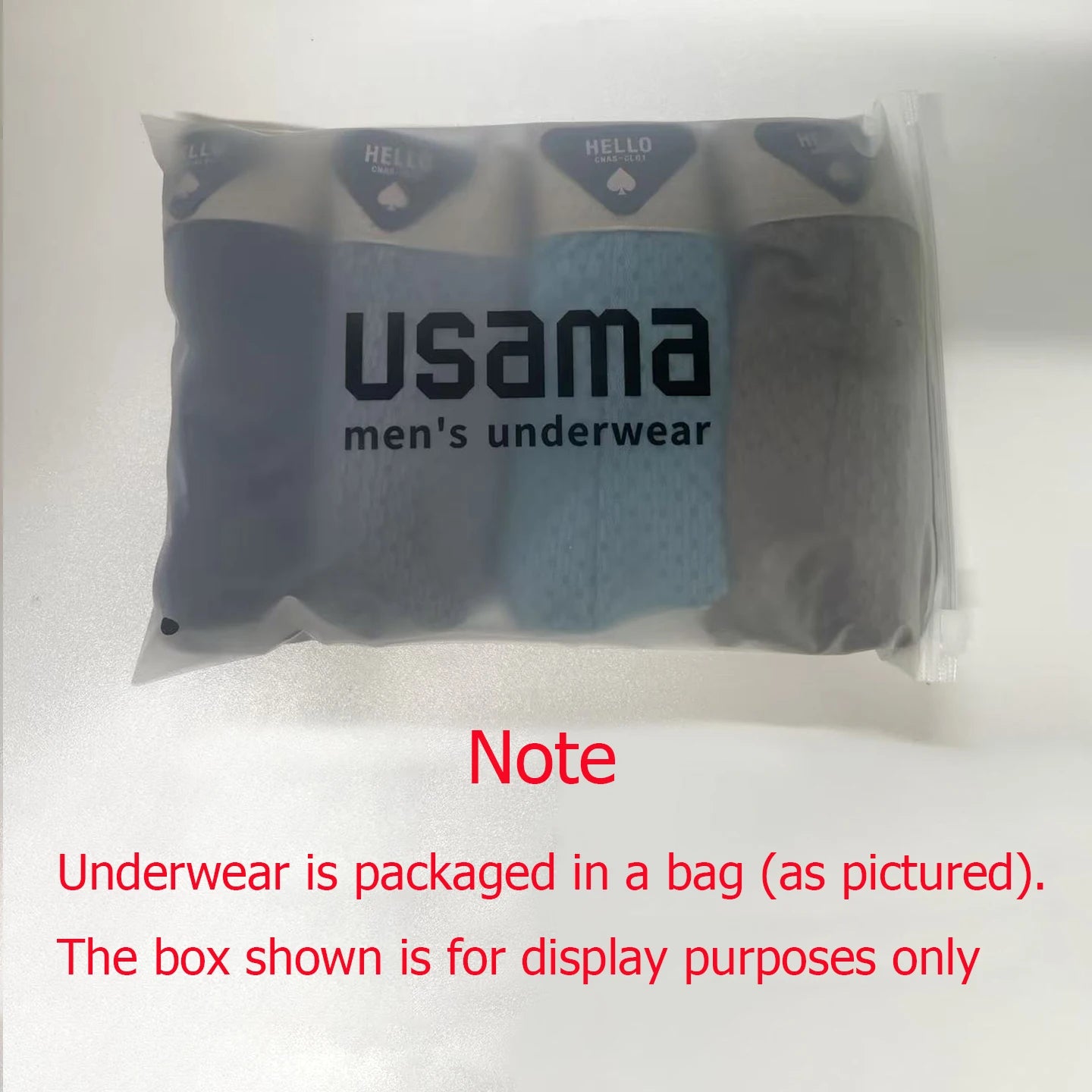 Men's underwear boxer Shorts mesh 4pc